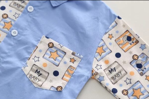 Ensemble 2 Pièces Garçon – Chemise Cartoon & Jean Confortable
