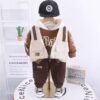 Ensemble 3 Pièces en Coton – Pull à Capuche & Pantalon Uni