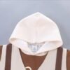 Ensemble 3 Pièces en Coton – Pull à Capuche & Pantalon Uni