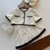 Ensemble Élégance – Costume Deux Pièces Fille
