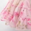 Robe Princesse Sans Manches à Col Halter & Chapeau Assorti